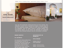 Tablet Screenshot of hotel-meuser.de